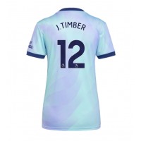 Camiseta Arsenal Jurrien Timber #12 Tercera Equipación para mujer 2024-25 manga corta